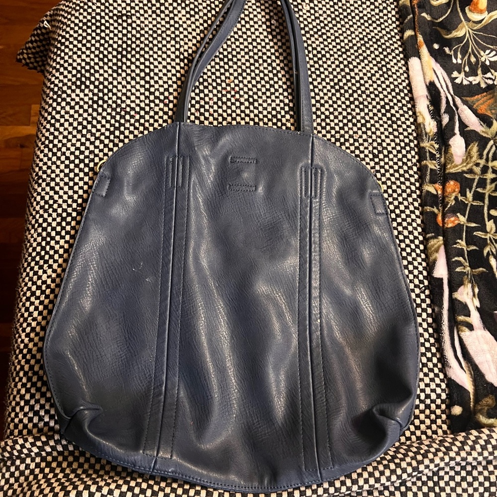 Blue Longchamp Tote Bag